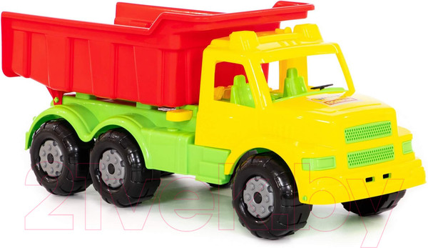 Изображение товара Самосвал игрушечный Полесье Буран №1 / 43627 (желтый/красный)