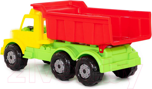 Изображение товара Самосвал игрушечный Полесье Буран №1 / 43627 (желтый/красный)