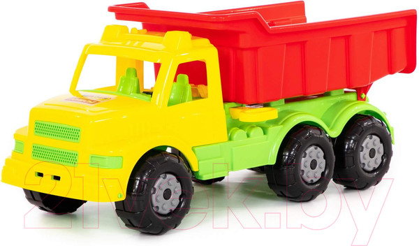 Изображение товара Самосвал игрушечный Полесье Буран №1 / 43627 (желтый/красный)
