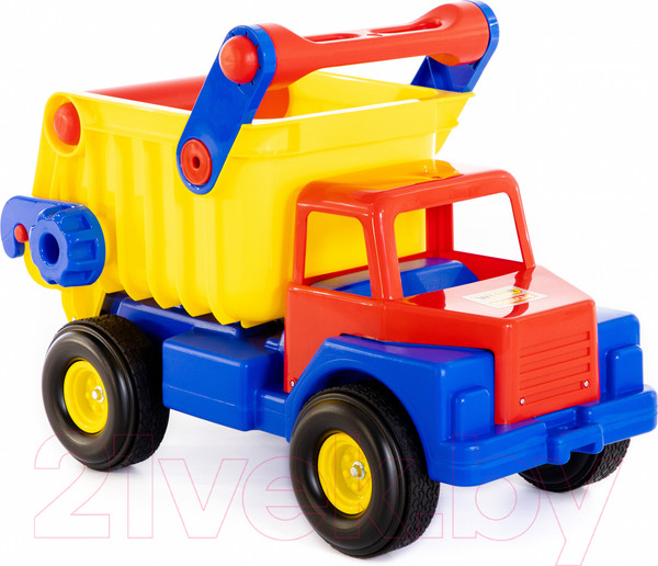 Изображение товара Самосвал игрушечный Полесье №1 с резиновыми колесами / 37916