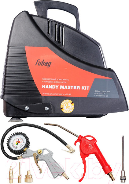 Изображение товара Воздушный компрессор Fubag Handy Master Kit (8213690KOA607)