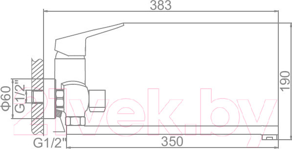 Изображение товара Смеситель Ledeme L2240