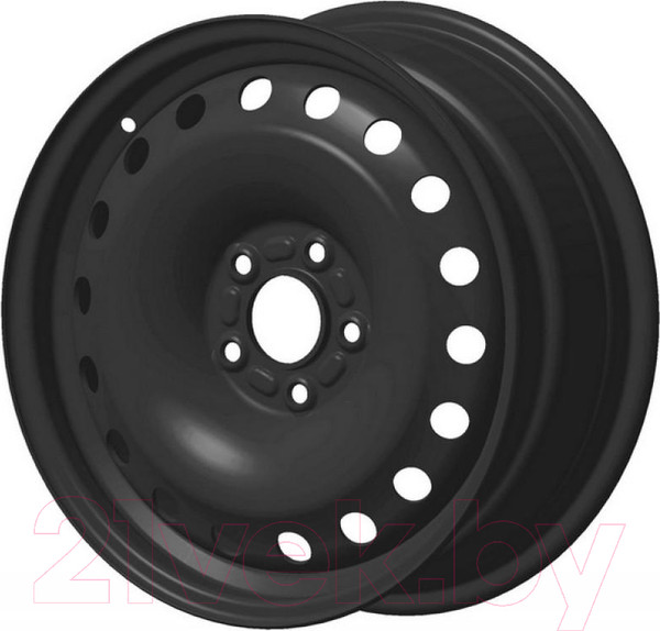 Изображение товара Штампованный диск ТЗСК Chevrolet Aveo 15x6" 5x105мм DIA 56.6мм ET 39мм / TZSK0001 (черный)