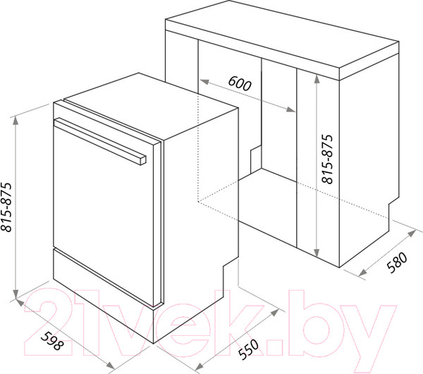 Изображение товара Посудомоечная машина Maunfeld MLP-12S