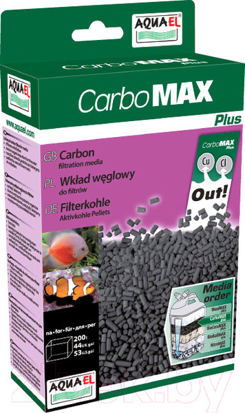 Изображение товара Наполнитель фильтра Aquael CarboMAX Plus / 106615