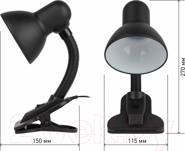 Изображение товара Настольная лампа ЭРА N-102-E27-40W-BK / C0041424 (черный матовый)