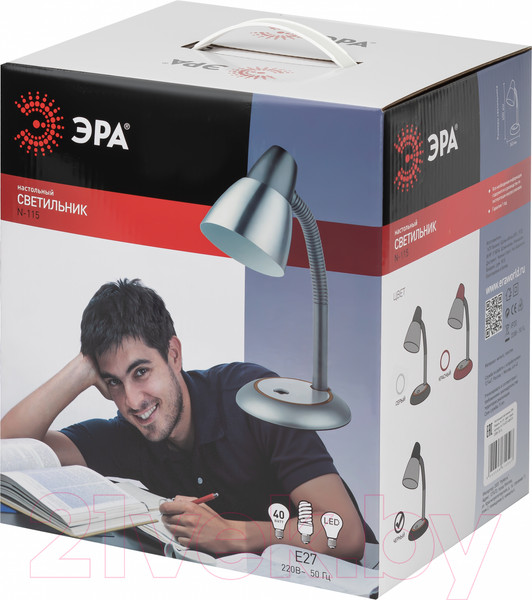 Изображение товара Настольная лампа ЭРА N-115-E27-40W-BK / C0044884 (черный)