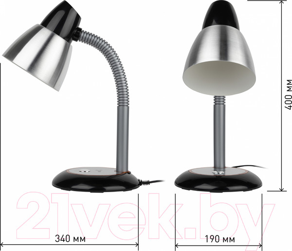 Изображение товара Настольная лампа ЭРА N-115-E27-40W-BK / C0044884 (черный)
