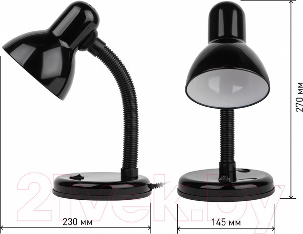 Изображение товара Настольная лампа ЭРА N-120-E27-40W-BK / C0041453 (черный)