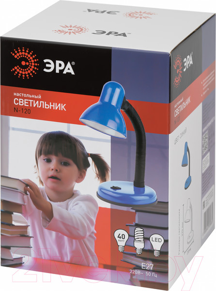 Изображение товара Настольная лампа ЭРА N-120-E27-40W-BU / Б0022333 (синий)