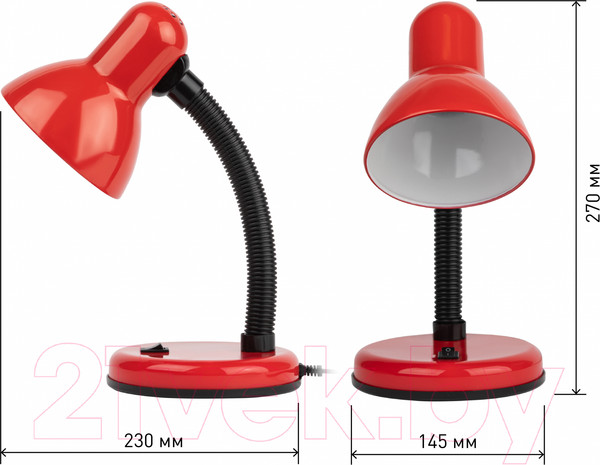 Изображение товара Настольная лампа ЭРА N-120-E27-40W-R / Б0022332 (красный)