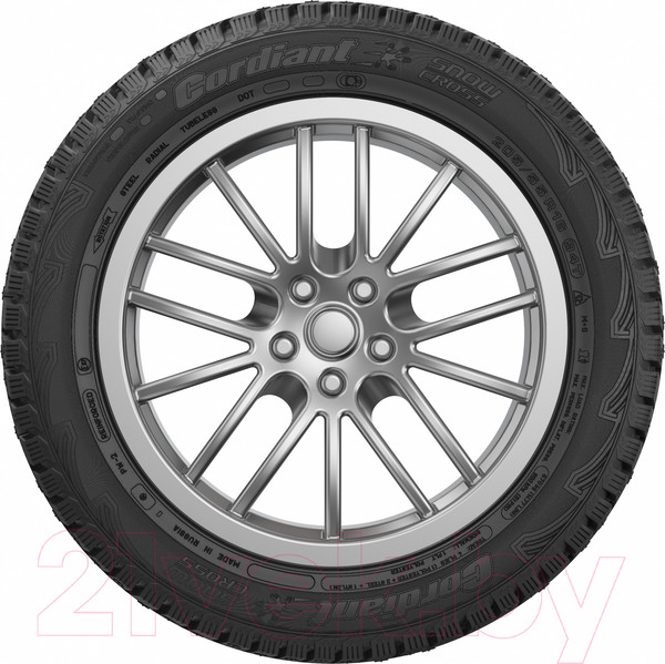 Изображение товара Зимняя шина Cordiant Snow Cross 185/65R15 92T (шипы)