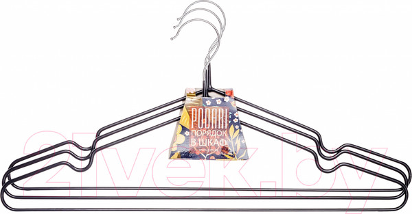 Изображение товара Набор металлических вешалок-плечиков Podari JMH 160