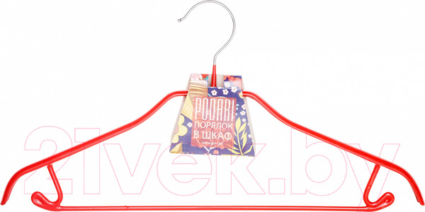 Изображение товара Металлическая вешалка-плечики Podari JMR 004 (красный)