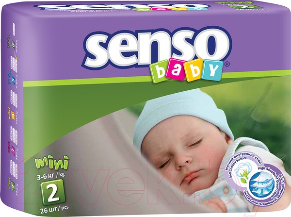 Изображение товара Подгузники детские Senso Baby Mini 2 (26шт)