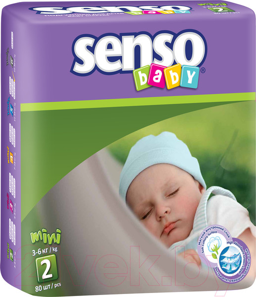 Изображение товара Подгузники детские Senso Baby Mini 2 (80шт)
