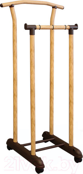 Изображение товара Стойка для одежды Sheffilton SHT-SUR5 (светлый орех/коричневый)