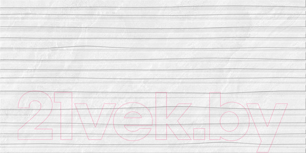 Изображение товара Декоративная плитка Beryoza Ceramica Борнео 1 белый (300x600)