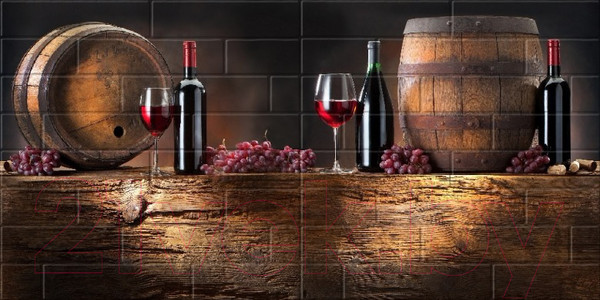 Изображение товара Элемент панно Beryoza Ceramica Брик 1 кремовый (300x600)