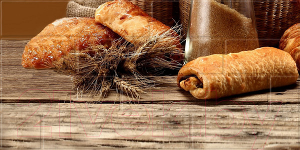 Изображение товара Элемент панно Beryoza Ceramica Брик кофе 3 кремовый (300x600)