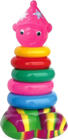 Изображение товара Развивающая игрушка Nina Пирамидка Клоун / 00065