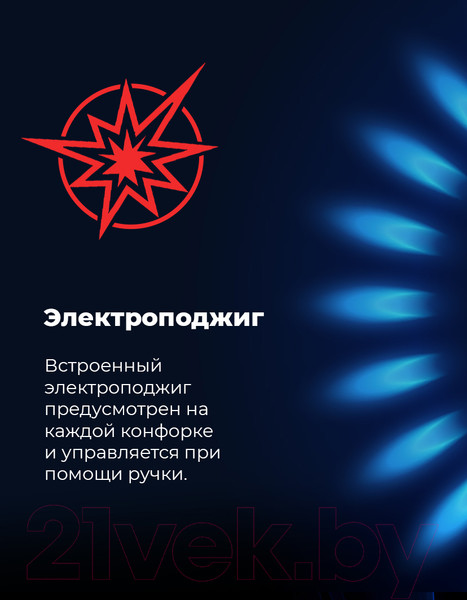 Изображение товара Газовая варочная панель Maunfeld EGHS.64.3ES/G