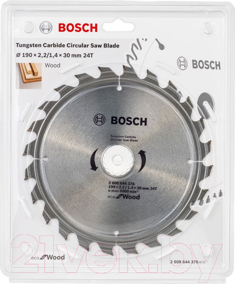 Изображение товара Пильный диск Bosch 2.608.644.376