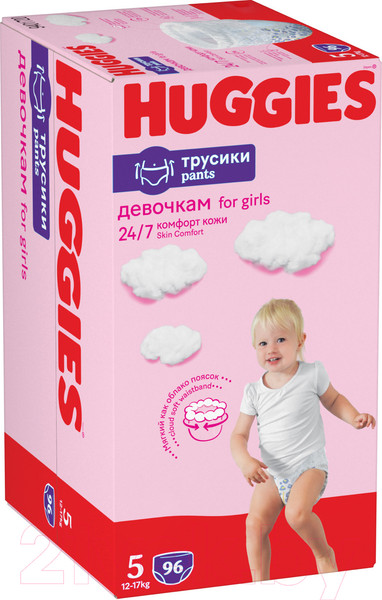 Изображение товара Подгузники-трусики детские Huggies 5 Disney Girl Box (96шт)