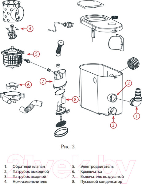Изображение товара Канализационная установка Jemix STP-800