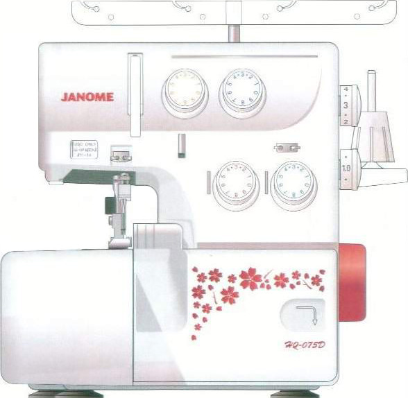 Изображение товара Оверлок Janome HQ-075D
