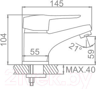 Изображение товара Смеситель Ledeme L1028