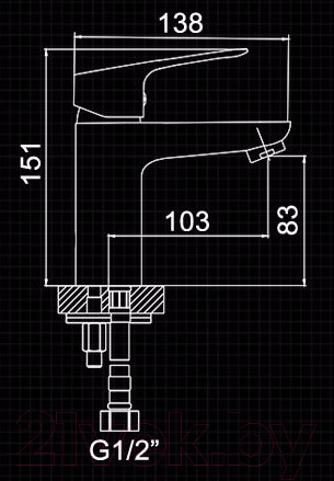 Изображение товара Смеситель Ledeme L1049