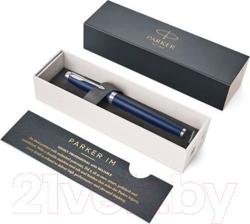 Изображение товара Ручка перьевая имиджевая Parker IM Metal Matte Blue CT 1931647