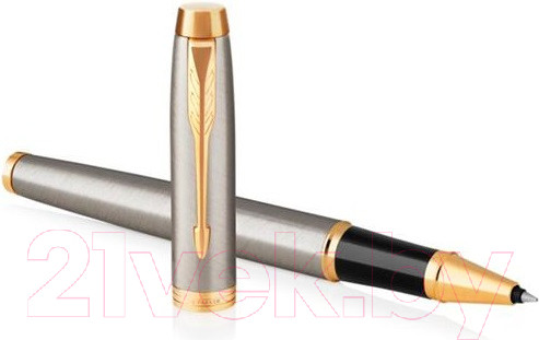 Изображение товара Ручка-роллер имиджевая Parker IM Metal Core Brushed Metal GT 1931663