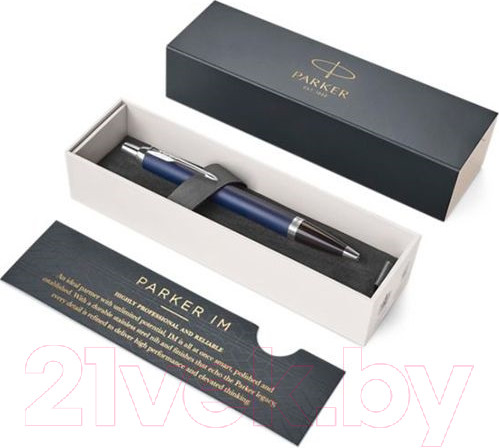 Изображение товара Ручка шариковая имиджевая Parker IM Metal Matte Blue CT 1931668