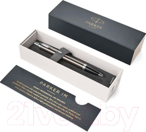 Изображение товара Ручка шариковая имиджевая Parker IM Metal Core Dark Espresso CT 1931671