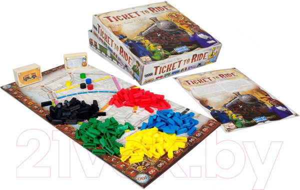 Изображение товара Настольная игра Мир Хобби Ticket to Ride: Америка
