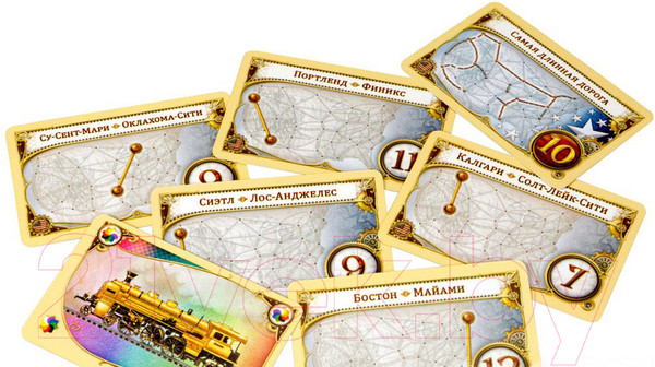 Изображение товара Настольная игра Мир Хобби Ticket to Ride: Америка