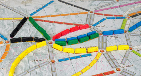 Изображение товара Настольная игра Мир Хобби Ticket to Ride: Америка