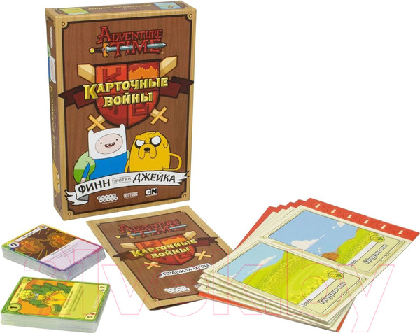 Изображение товара Настольная игра Мир Хобби Время приключений: Карточные войны. Финн против Джейка