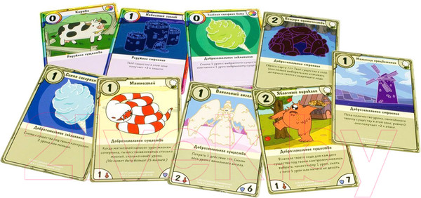 Изображение товара Настольная игра Мир Хобби Время приключений: Карточные войны. Бубыльгум против Пупырки