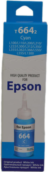 Изображение товара Контейнер с чернилами White Ink L100 Cyan (70мл)