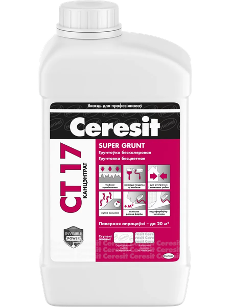 Грунтовка Ceresit CT 17 Supergrunt (1л)