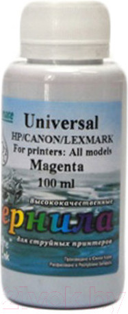 Изображение товара Контейнер с чернилами White Ink Universal HP/Canon/Lexmark Magenta (100мл)