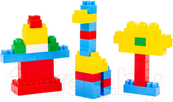 Изображение товара Конструктор Полесье Супер-микс / 50601 (168эл)