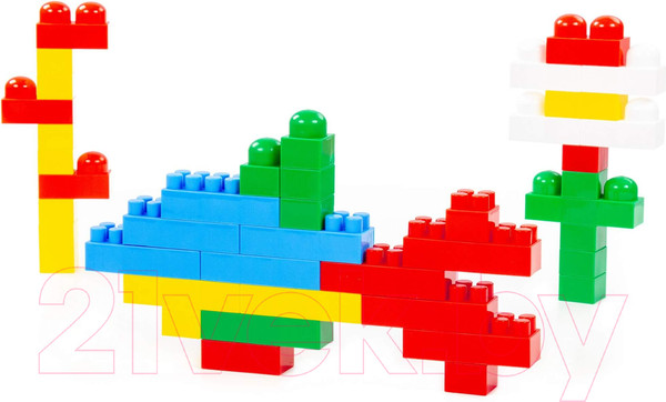 Изображение товара Конструктор Полесье Супер-микс / 50601 (168эл)