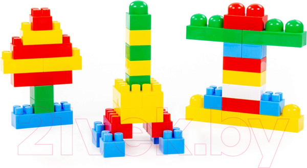 Изображение товара Конструктор Полесье Супер-микс / 50601 (168эл)