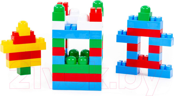 Изображение товара Конструктор Полесье Супер-микс / 50601 (168эл)