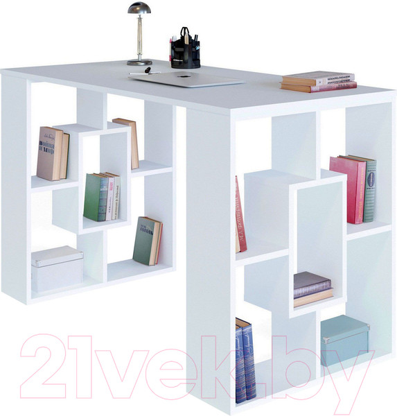Изображение товара Письменный стол Сокол-Мебель СПМ-15 (белый)