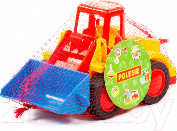 Изображение товара Погрузчик игрушечный Полесье Базик / 9555 (в сеточке)